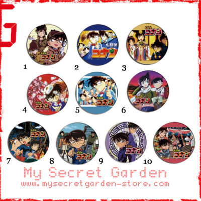 Detective Conan ( Case Closed ) 名探偵コナン Anime Pinback Button Badge Set 1a or 1b ( or Hair Ties / 4.4 cm Badge / Magnet / Keychain Set )